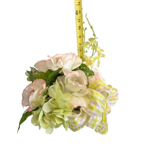 Handmade Spring Silk Flower Arrangement 109 READ DESCRIPTION - Picture 9 of 9